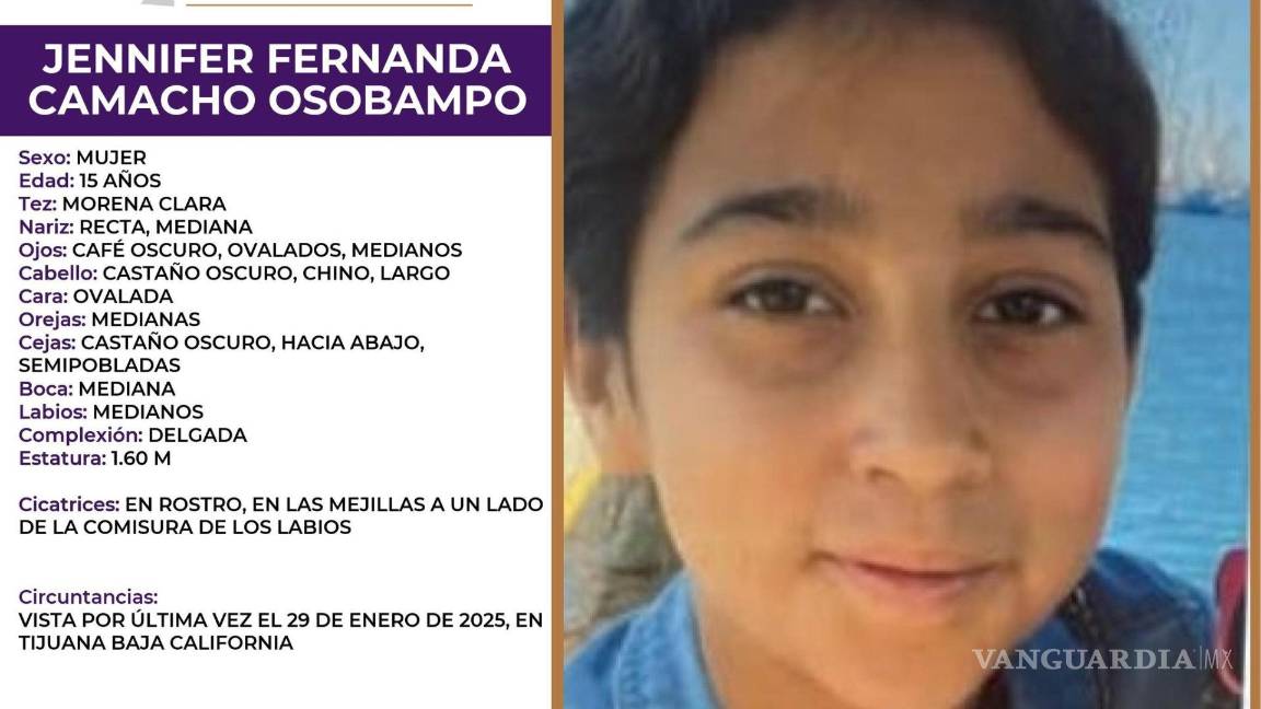 ¿Dónde está Jennifer? Menor desaparece en Tijuana; amigo de su padre pudo haberla manipulado