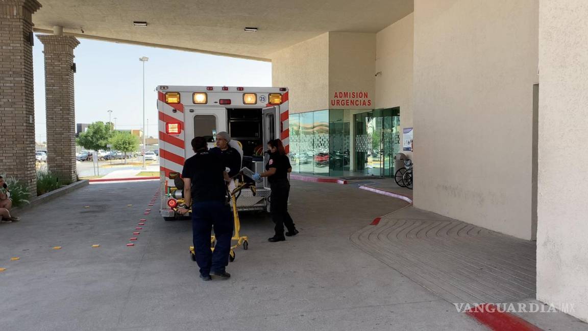 Hombre se cae y lesiona en Tupy, Saltillo