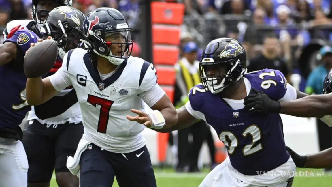 Ravens y Texans protagonizarán duelo de Navidad en la AFC