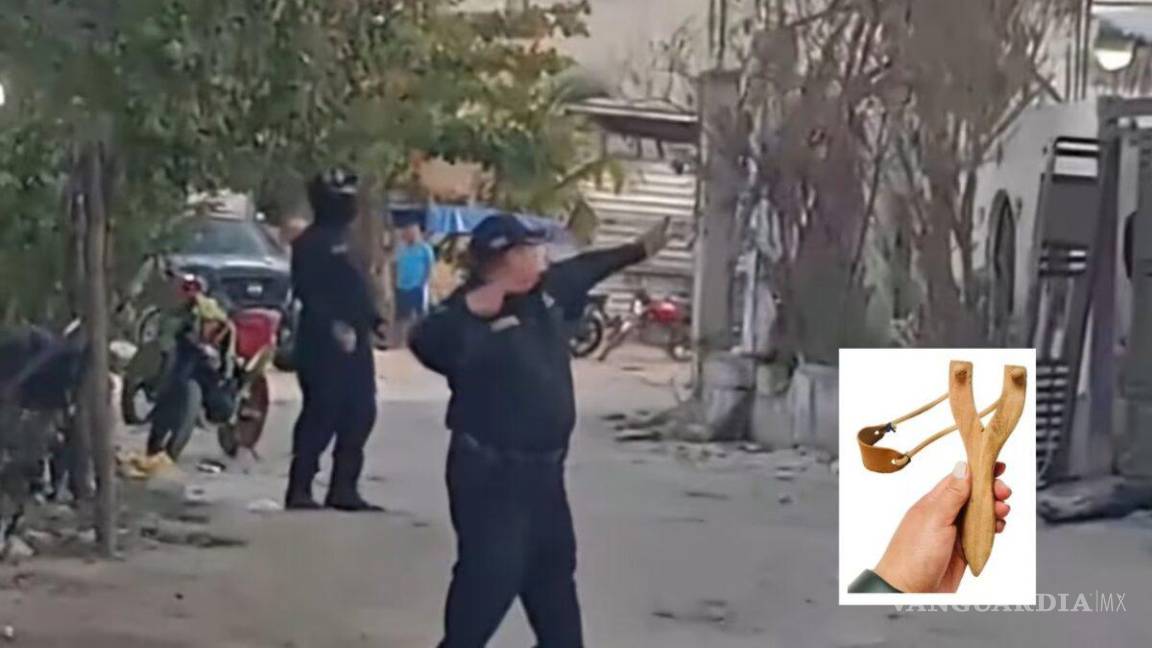 Con resorteras: Policía de Yucatán detienen a dos presuntos ladrones (VIDEO)