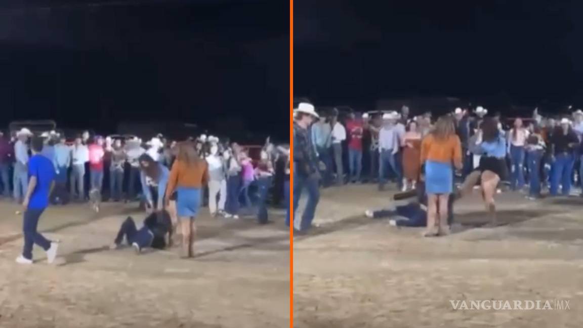 Riña entre mujeres deja dos lesionadas en rodeo de Parras (video)