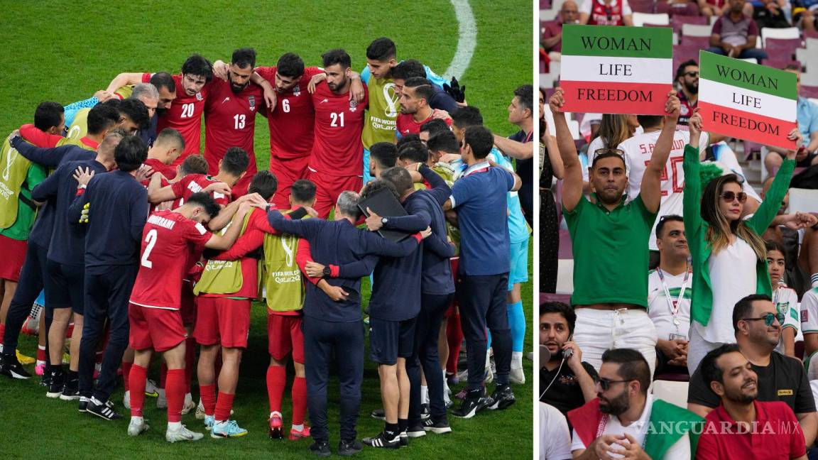 Futbolistas de Irán no cantaron su himno en el Mundial en apoyo a las mujeres de su país