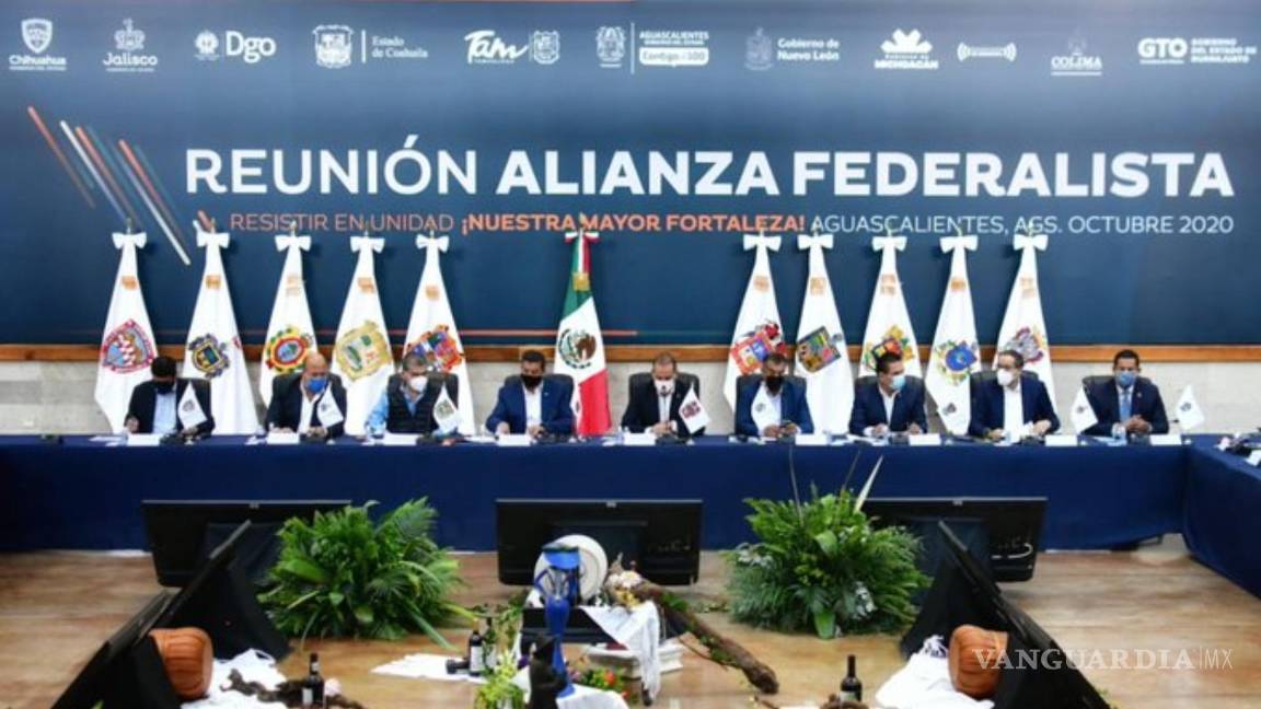 Acusados, siete gobernadores de la Alianza Federalista