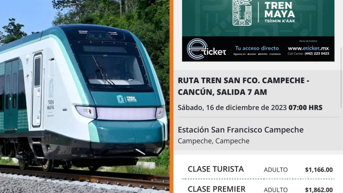 ‘Es para fifís’, critican elevados costos en venta de boletos del Tren Maya