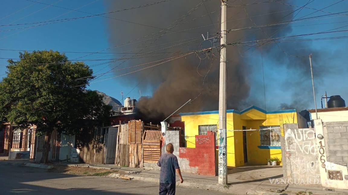 Conflicto de pareja culminó en el incendio de tres casas en Las Teresitas de Saltillo