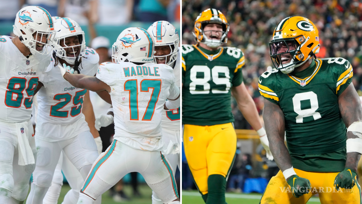 Dolphins vs Packers: el duelo que cerrará el Día de Acción de Gracias en Lambeau Field