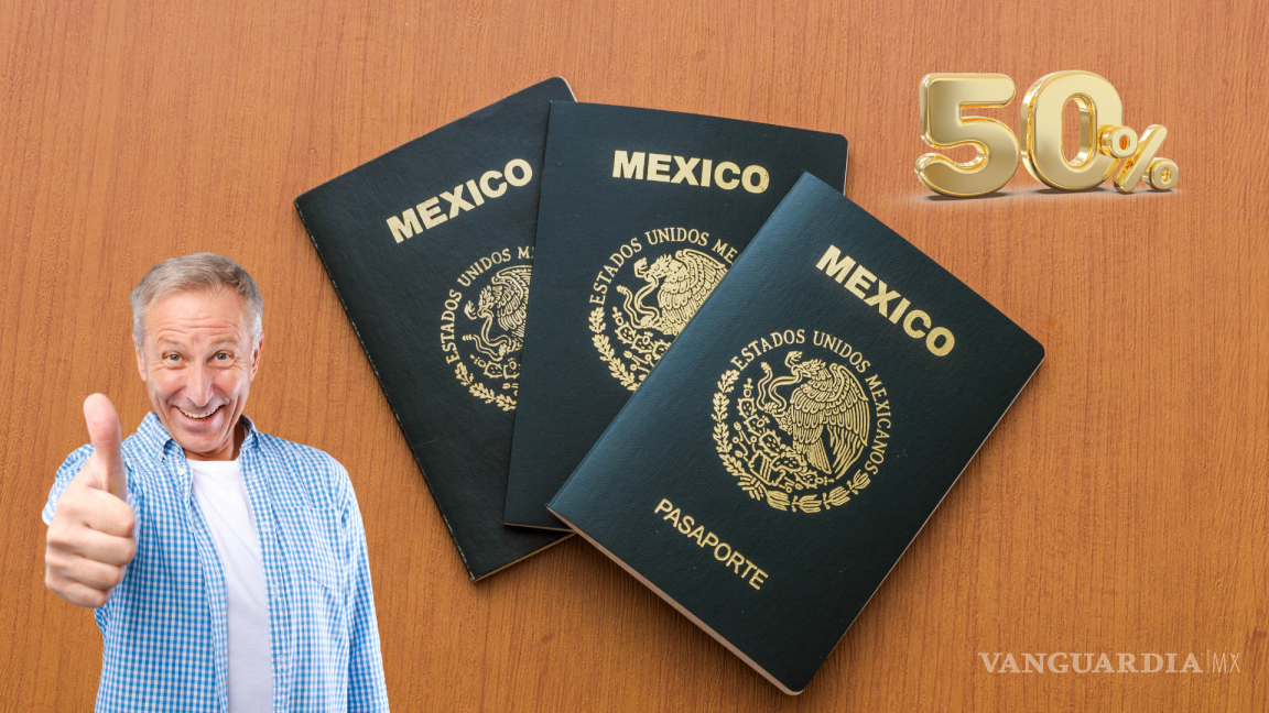 Pasaporte mexicano 2024: Estas personas podrán conseguir un descuento del 50% en trámites de 3, 6 y 10 años