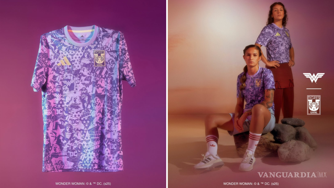 Tigres Femenil lanza jersey inspirado en la Mujer Maravilla junto a DC Comics y Adidas