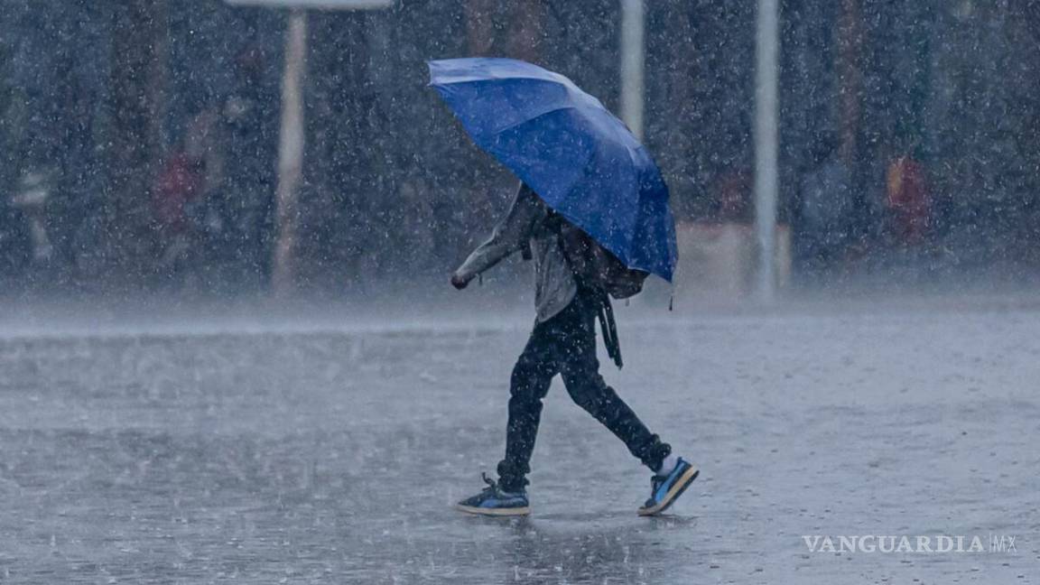¡A sacar el paraguas! Pronostican lluvias en Coahuila durante miércoles y jueves
