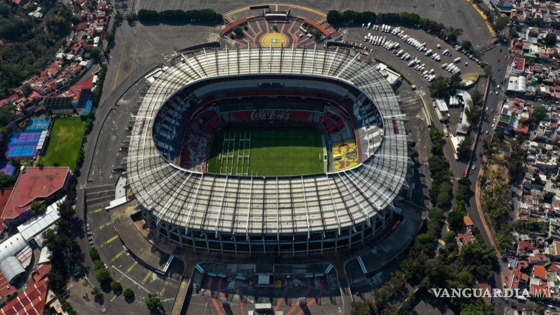 $!Vista aérea del Estadio Azteca en la Ciudad de México.