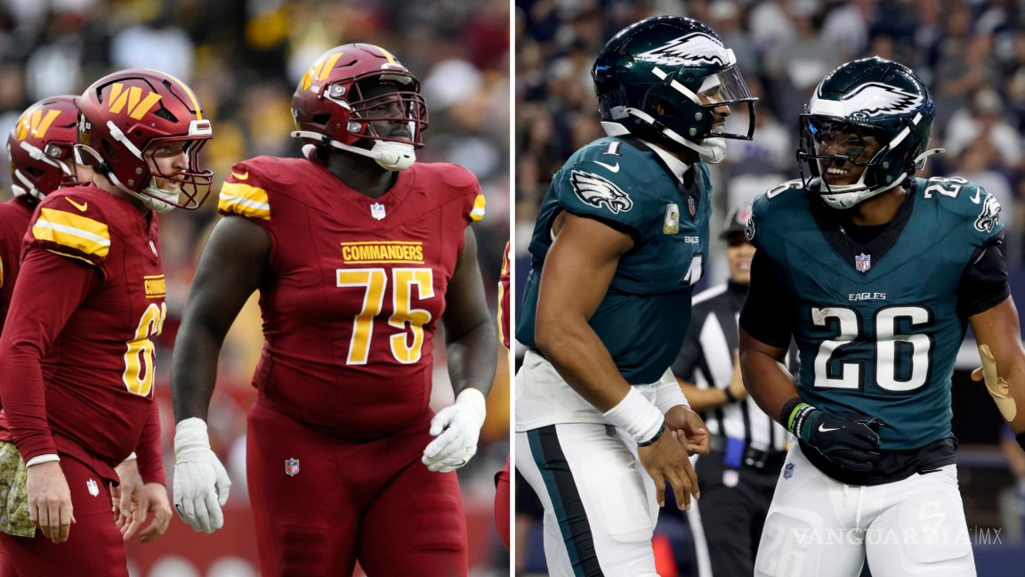 Duelo crucial en la NFC: Eagles y Commanders abren la Semana 11 en búsqueda de la cima Divisional