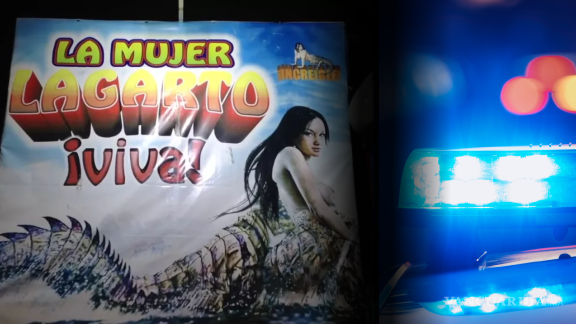 La Mujer Lagarto sufre un pre infarto en la Feria de la Naranja de Oxkutzcab, Yucatán