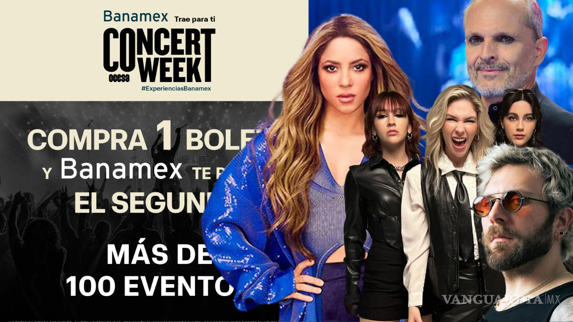 Ocesa Concert Week 2025: Lista de conciertos que estarán al 2x1 en Ticketmaster y eTicket