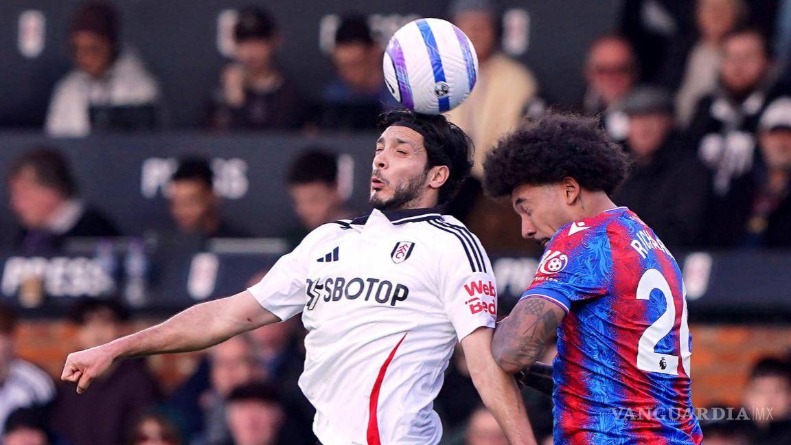 Raúl Jiménez pierde racha goleadora y cae el Fulham ante el Crystal Palace