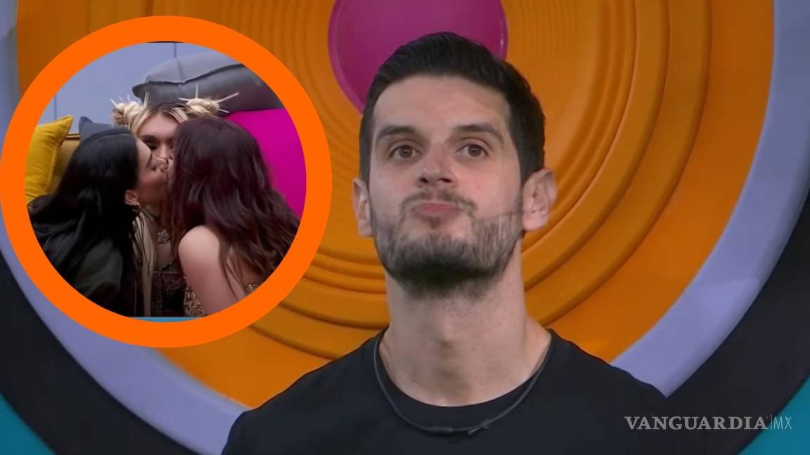 ¿A poco la sigue viendo? Critica Adrián Marcelo beso de tres de Wendy, Karime y Gala en ‘La Casa de los Famosos México’