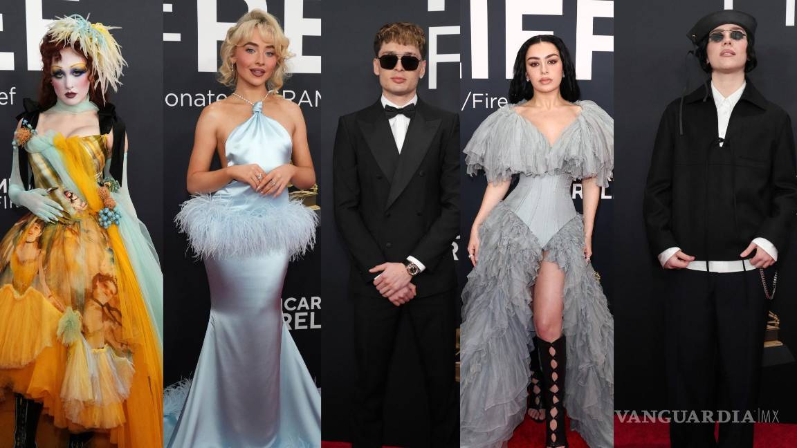 ¡Ya llegaron las estrellas! Deslumbran con sus looks desde la Alfombra Roja de los Grammys 2025