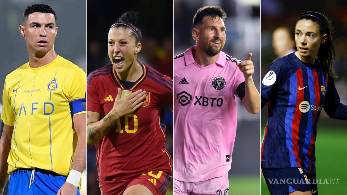 Cristiano Ronaldo, Jennifer Hermoso, Lionel Messi y Aitana Bonmatí, nominados al 11 Ideal del 2023