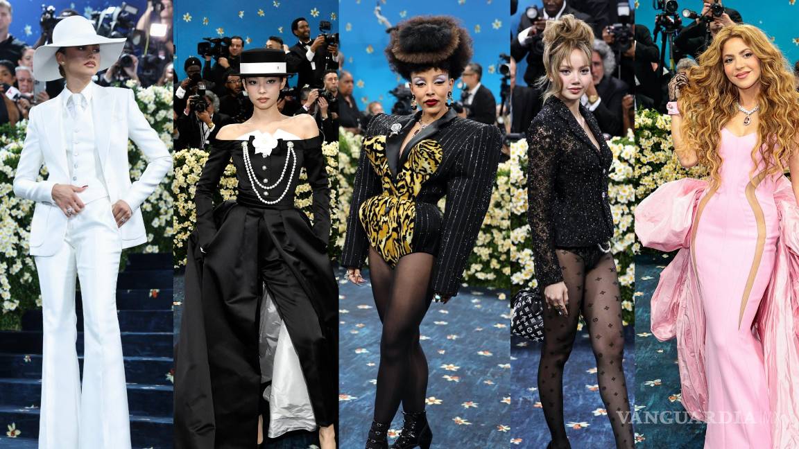 ¡Así brillaron las estrellas! Engalanan las celebridades la alfombra de la Met Gala 2025