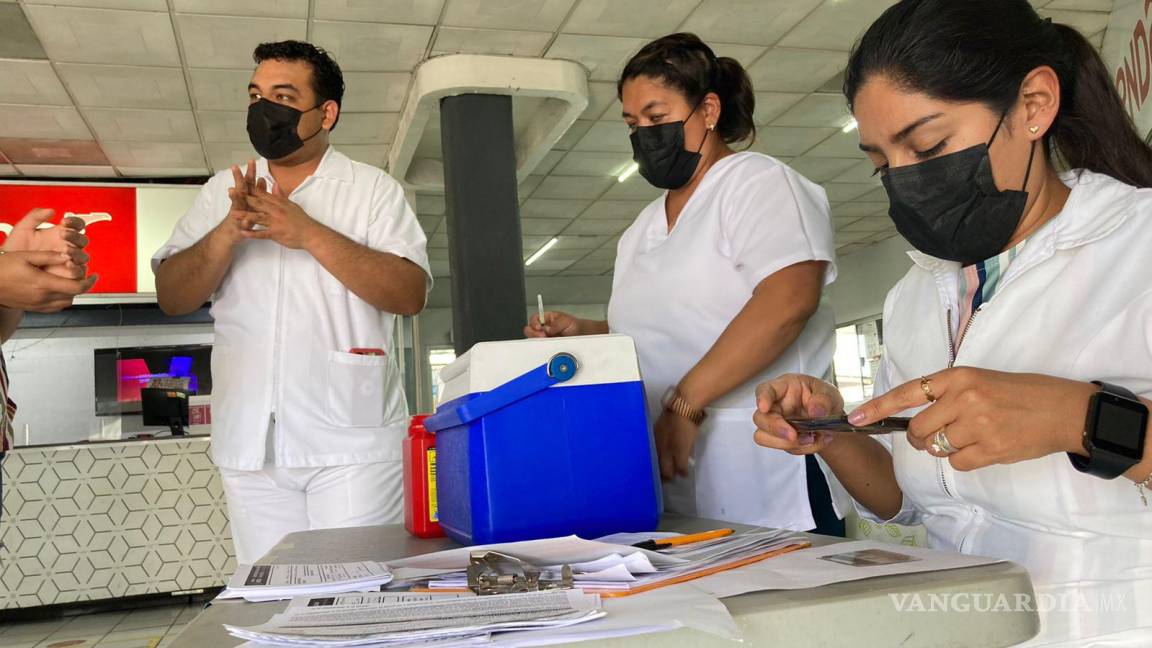 Instalan módulos de vacunación en Ecoparque y Central de Autobuses de Monclova