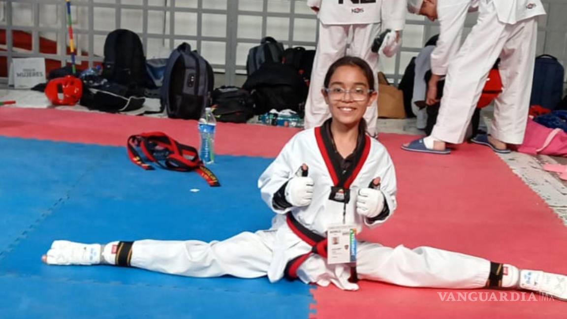 En camino hacia la gloria deportiva: Saltillense Naomi Apodaca se prepara para los Nacionales Conade en Taekwondo