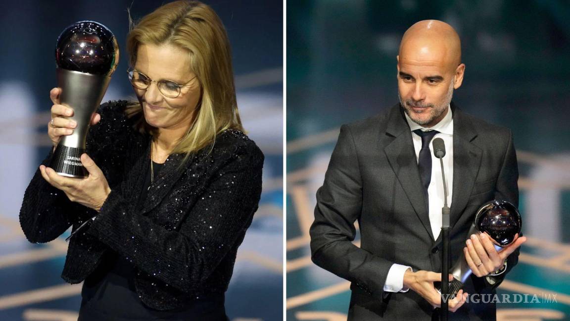FIFA entrega ‘The Best’ a Sarina Wiegman y Pep Guardiola como mejores entrenadores