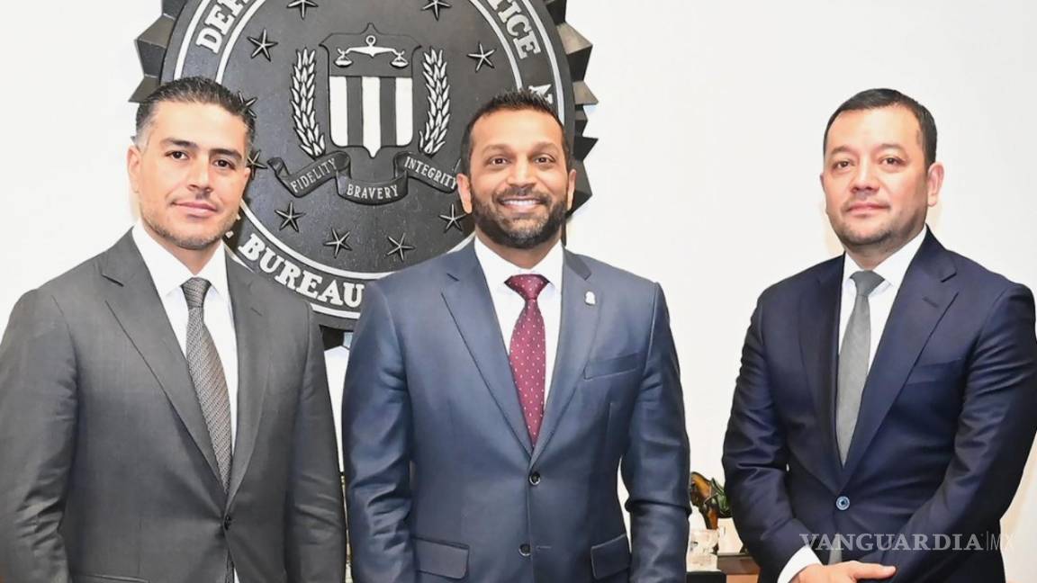 García Harfuch se reúne con director del FBI, Kash Patel; traslado de 29 líderes criminales