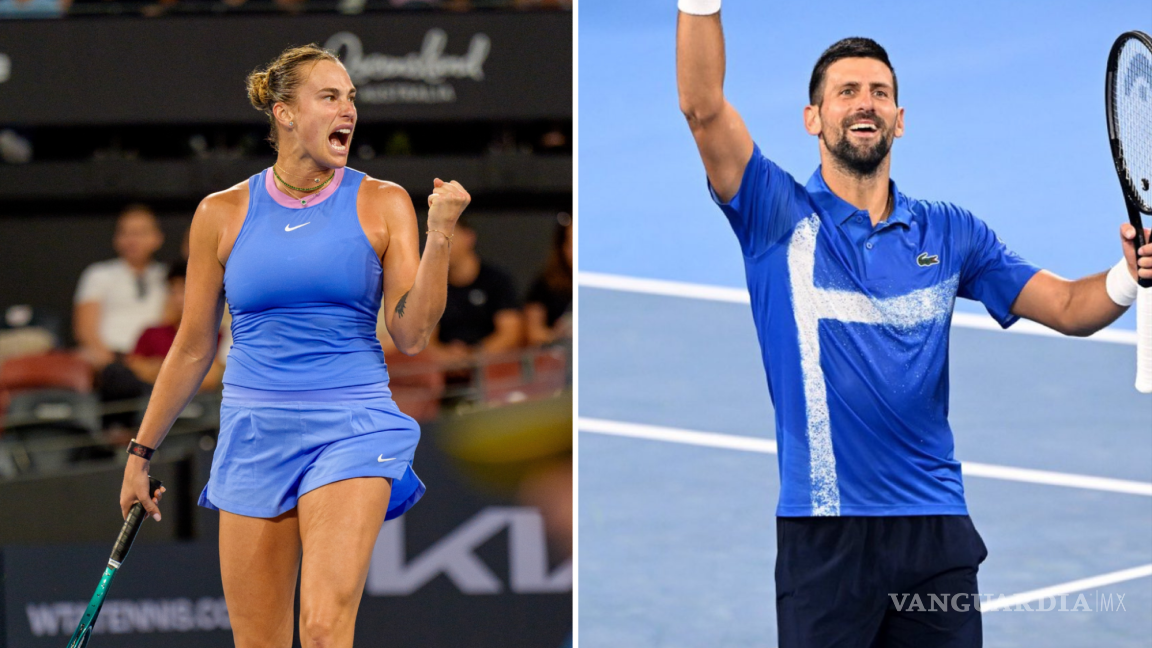 Aryna Sabalenka y Novak Djokovic se instalan en Cuartos de Final en Brisbane