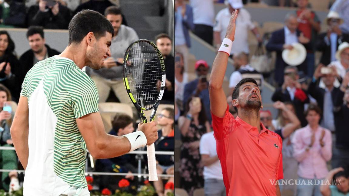 Alcaraz y Djokovic dan un paso más a la cima de Roland Garros