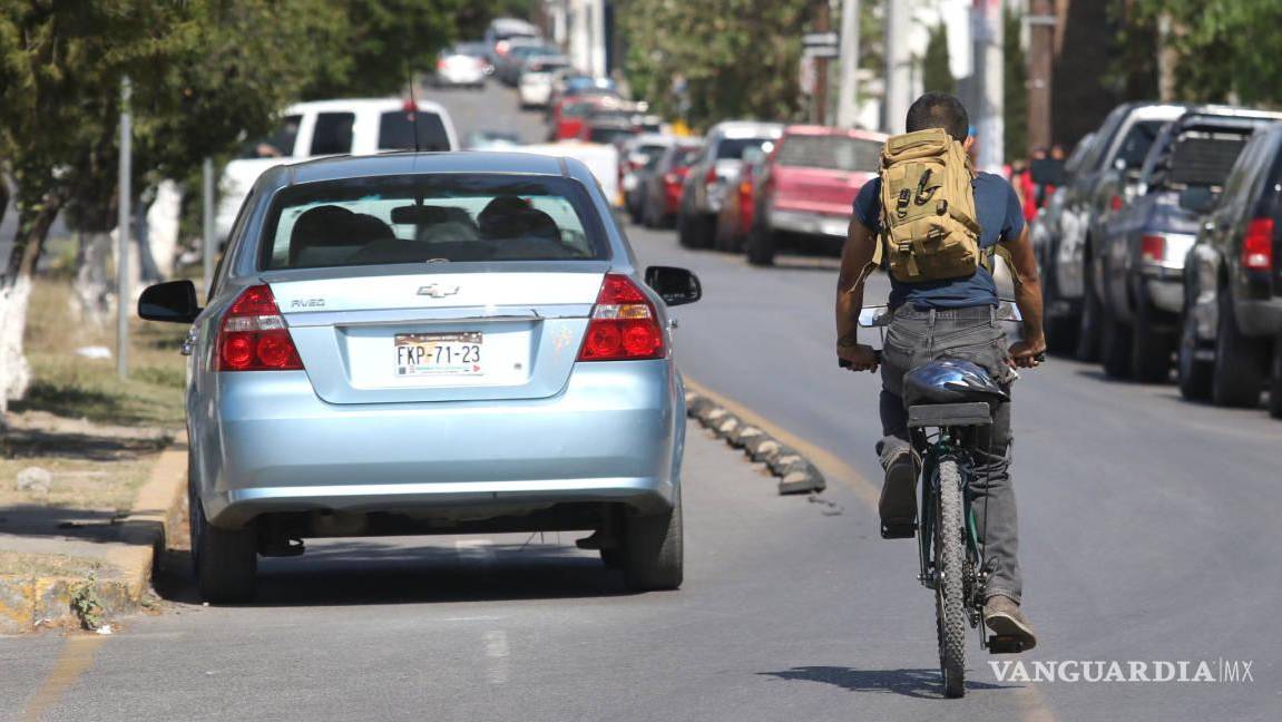 En Saltillo, más de 1 mdp se recaudó en multas por uso indebido de la ciclovía durante el primer semestre del 2023