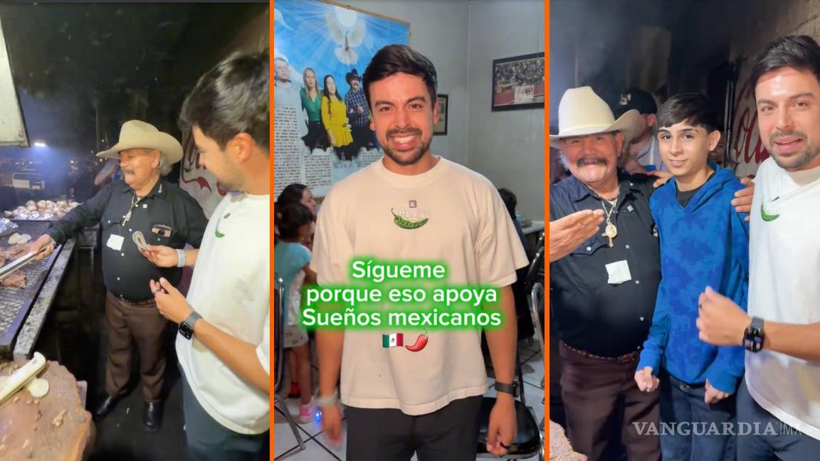 Influencer Alex Serrano entrega 50 mil pesos en Monclova y celebra su éxito en TikTok