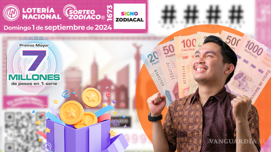 Lista completa de RESULTADOS Sorteo Zodiaco 1673 del domingo 1 de septiembre de la Lotería Nacional