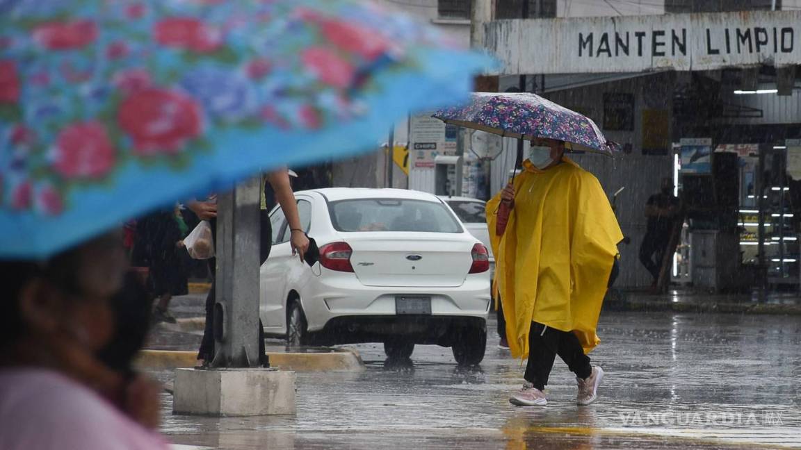 Sigue el frente frío 20 afectando al norte de México con lluvias fuertes, chubascos y rachas de viento