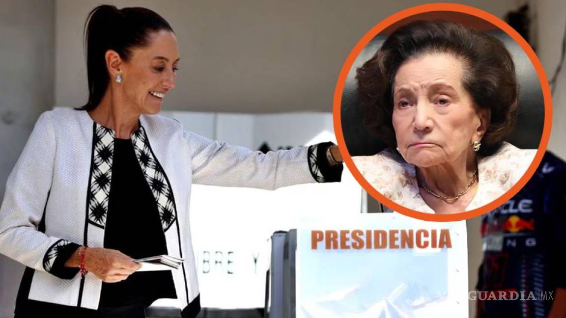 Claudia Sheinbaum vota, pero no a su favor... Ella es la mujer por la que voto para la presidencia de México