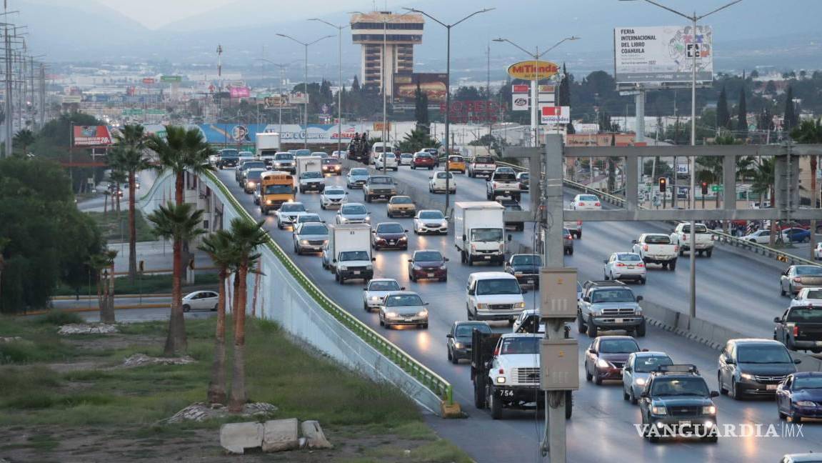 Saltillo y Torreón, en top 5 de mayor crecimiento vehicular en 5 años