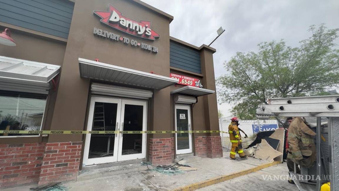 Monclova: En medio de presiones tras explosión que dejó herido a un empleado, cierra Danny’s restaurante