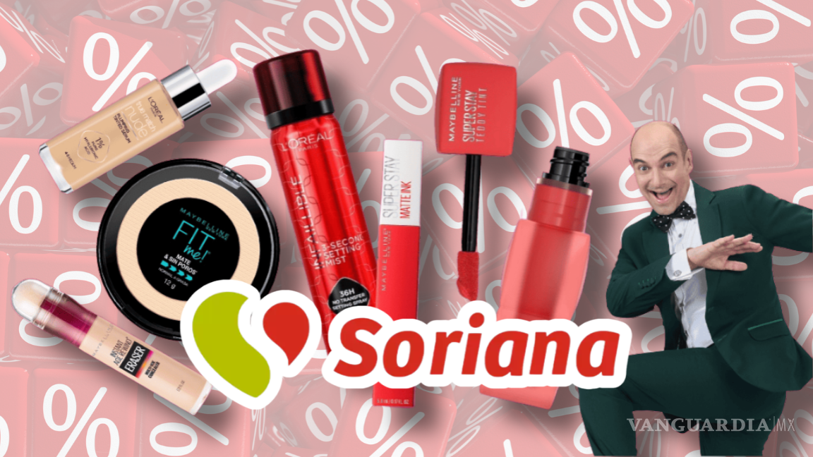 Soriana lanza promoción 4x2 en maquillaje Maybelline, Revlon, L’Oréal Paris y más por Julio Regalado