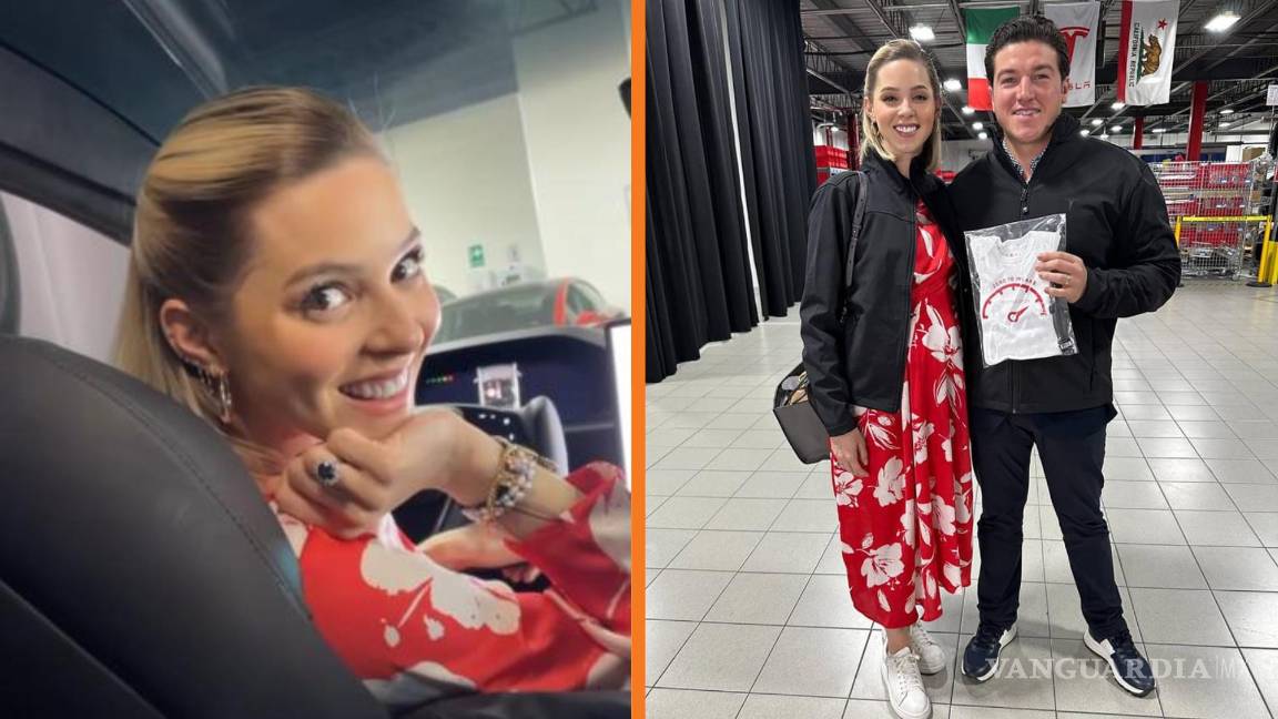 ¡Regalazo! Samuel García obsequia de 14 de febrero una camioneta Tesla a Mariana Rodríguez
