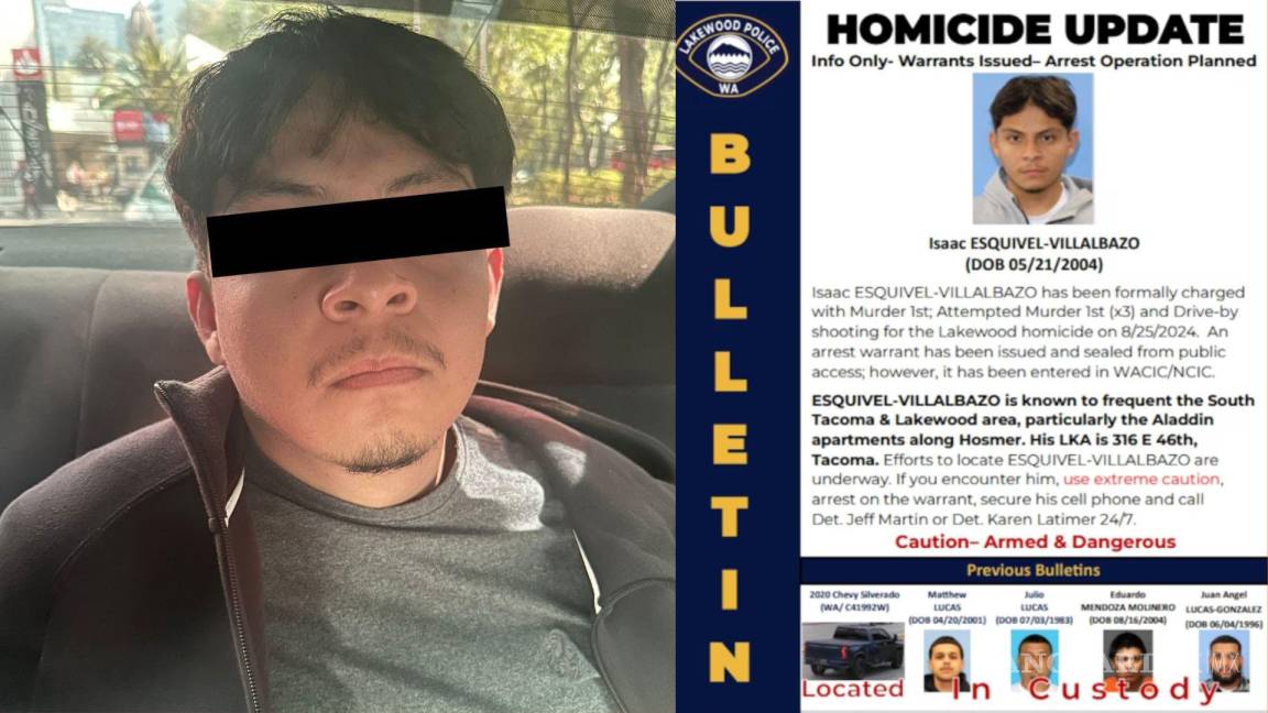 Isaac ‘N’ fue detenido en CDMX por homicidio en Washington; era buscado por el FBI