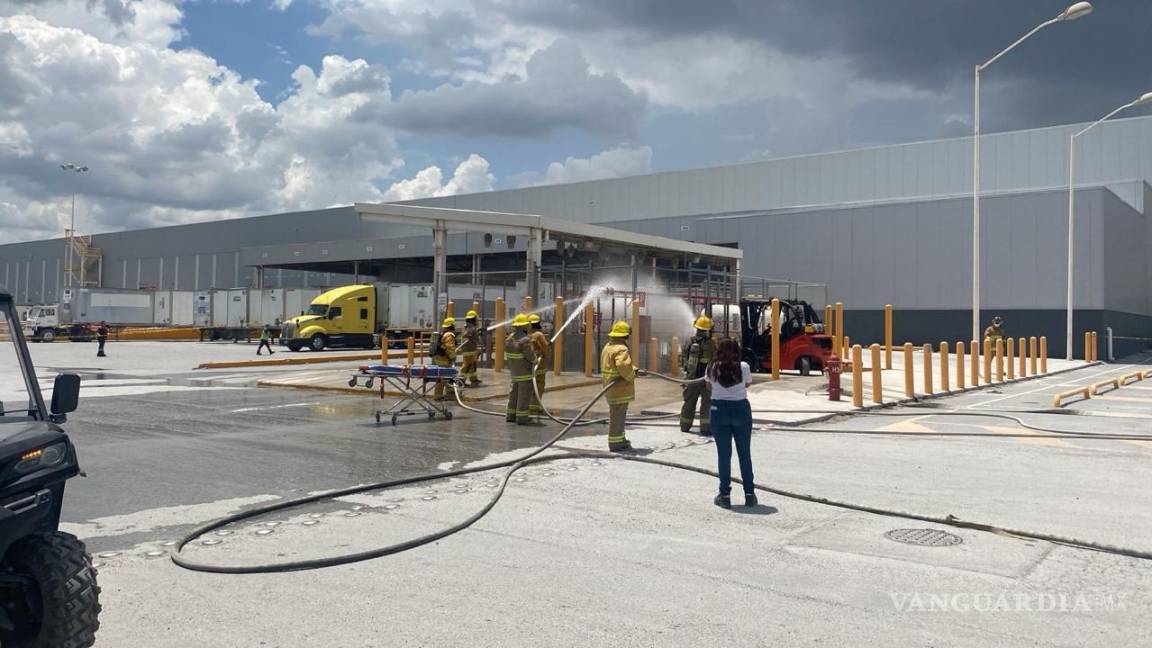 Capacita Protección Civil de Saltillo a más de 2 mil 800 trabajadores en simulacros de evacuación por incendio