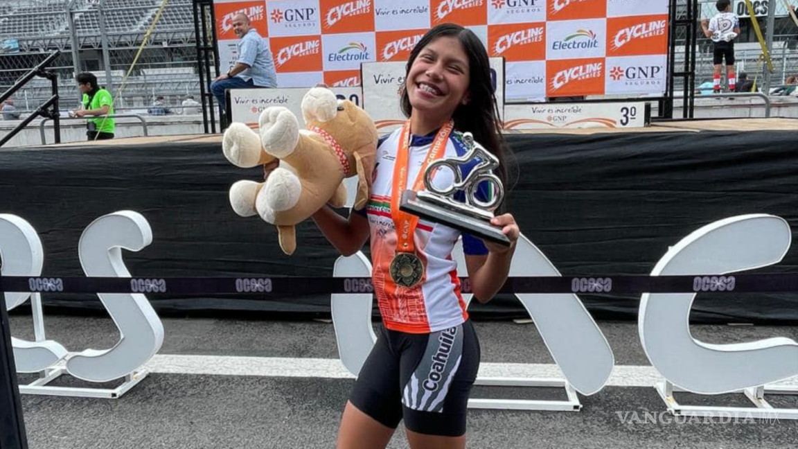 Sofía Rangel Mata se corona campeona nacional en el Ciclismo Infantil de Ruta en México