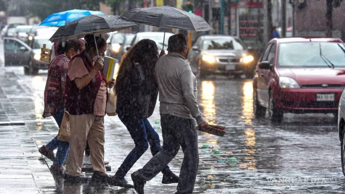 Lluvias muy fuertes seguirán en gran parte de México por tormenta Javier y monzón