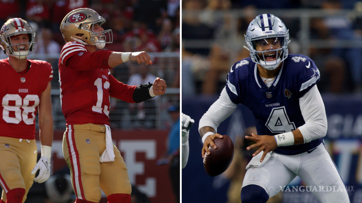 49ers y Cowboys por se enfrentan por la victoria del Sunday Night Football