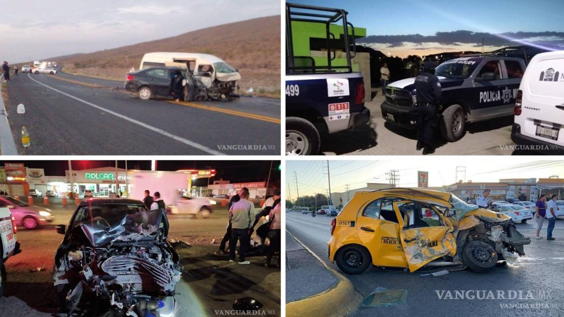 Fin de semana deja siete muertos en Saltillo; cinco involucrados en accidentes vehiculares