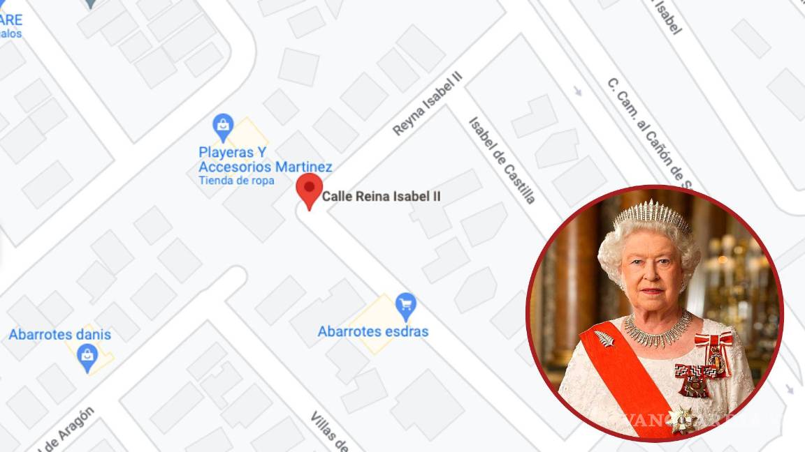 La Reina Isabel II está en Saltillo, entre Nuevo Teresitas y Parajes de Santa Elena