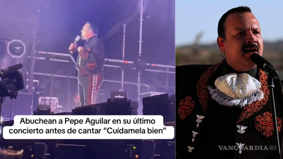 VIDEO: Pepe Aguilar es abucheado por cantar canción que le dedicó a Ángela; ¿qué opinas de esta reacción?