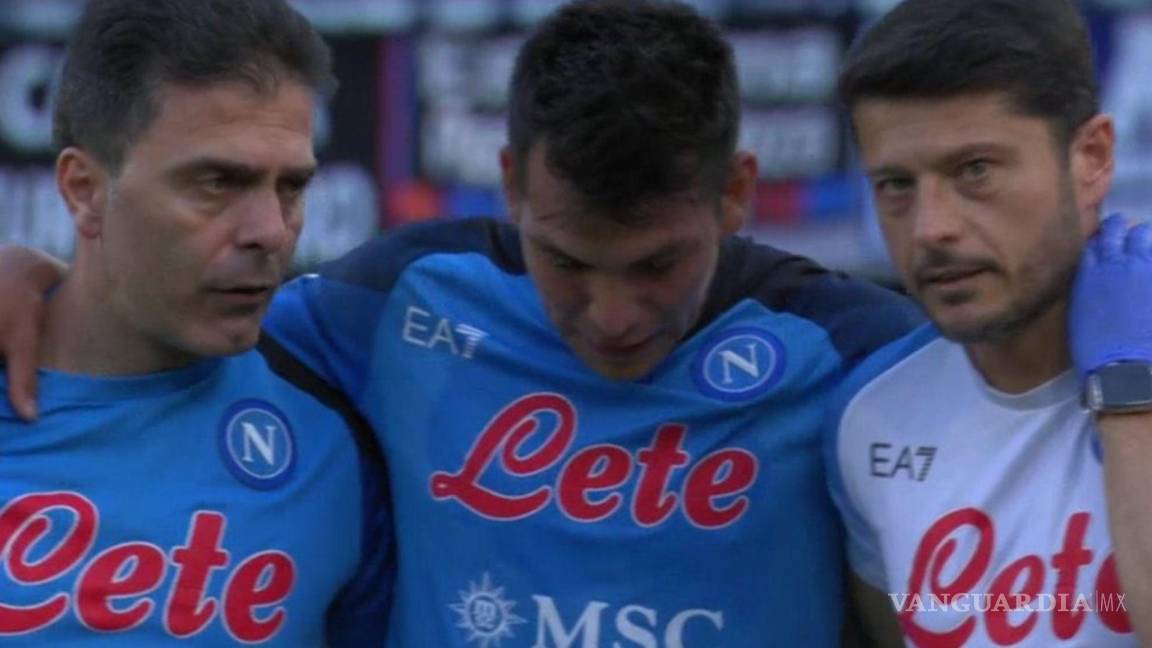 Por lesión, ‘Chucky’ Lozano abandona la cancha de duelo entre Napoli y Fiorentina