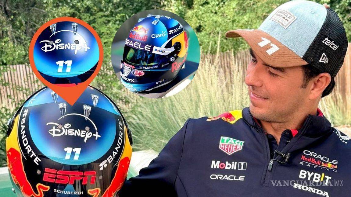 ‘Soy Checo Pérez y estás viendo Disney Channel’: el tapatío estrena ‘divertido’ casco para el Gran Premio de Austin