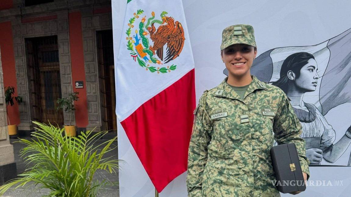 ¡Orgullo de Ramos Arizpe! Medallista olímpica Ana Paula Vázquez es ascendida en el Ejército Mexicano