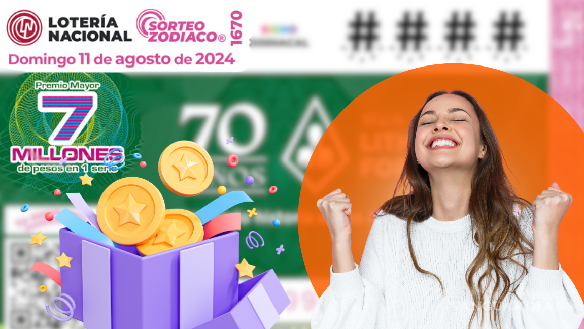 Lista completa de RESULTADOS Sorteo Zodiaco 1670 del domingo 11 de agosto de la Lotería Nacional