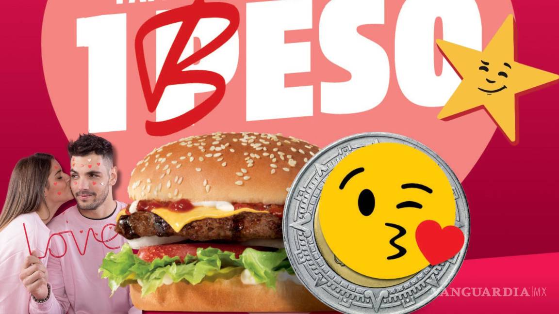 ¡El amor está en el aire!: Dará Carl´s Jr. hamburguesas gratis por besos este 14 de febrero